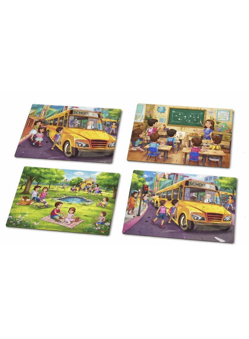 بازل كرتوني للأطفال 4 في 1 - Image 2